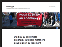 Tablet Screenshot of infologis.ca